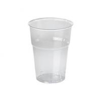 Plastglas glasklar hård 20cl 50stk