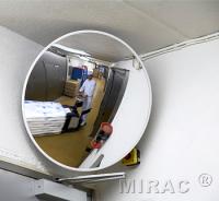 Spejl konveks 30cm rund hvid